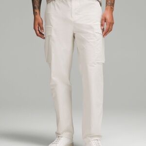 lululemon athletica Men's Relaxed Fit White Jeans